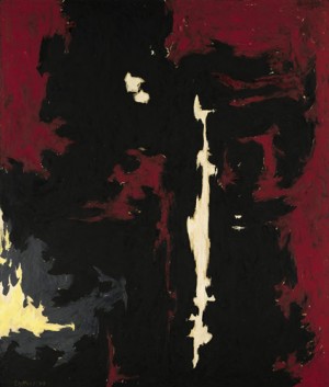 Clyfford Still's "1949-A-No. 1", 1949, oil on canvas; Est. $25/35 million