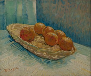 Vincent van Gogh, Basket with six oranges, 1888.