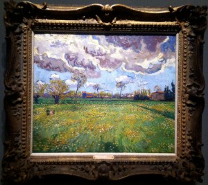 Vincent van Gogh, Landscape under a Stormy Sky, 1889.