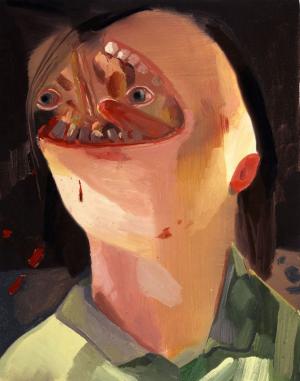 Dana Schutz, Face Eater, 2004