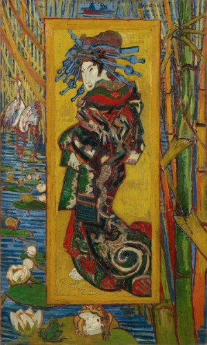 Vincent van Gogh, The Courtesan (after Eisen), 1887.