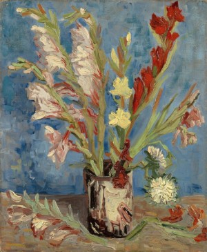 Vincent van Gogh, Vase with Gladioli, 1886.